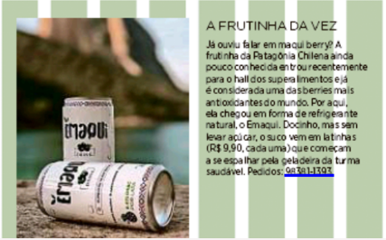 a frutinha da vez
